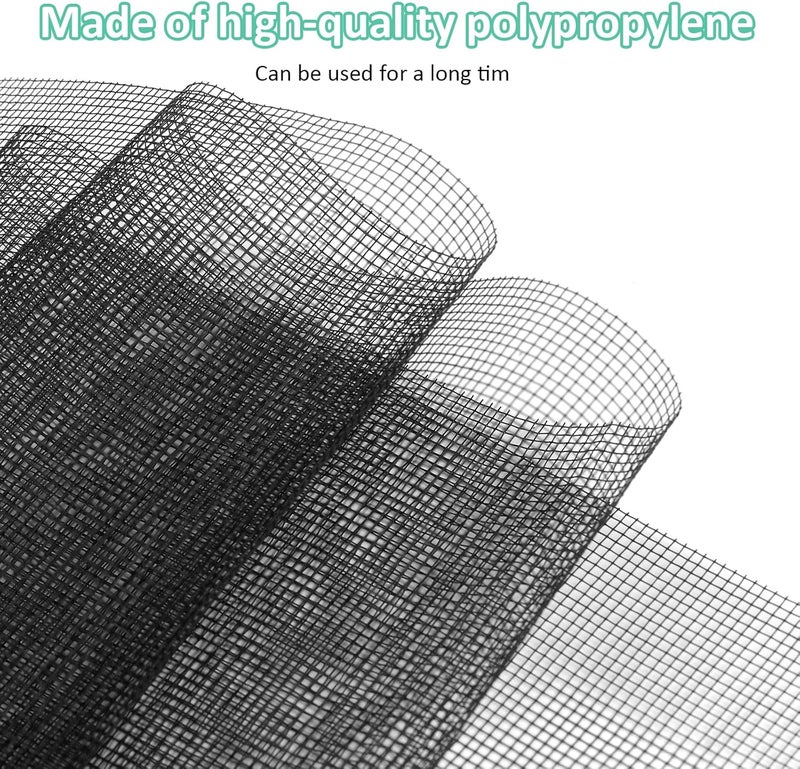 Rindion 48x102 Inch Window Screen Replacement, DIY Adjustable Pet-Proof Patio Screen, Anti-Mosquito Window Screen Mesh for Porch and Sliding Doors - Image 3